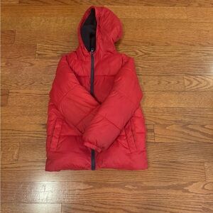 Red Kids Puffer Jacket